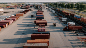(Screen Grab of International Intermodal Center in Northern Alabama from Port of Huntsville video)